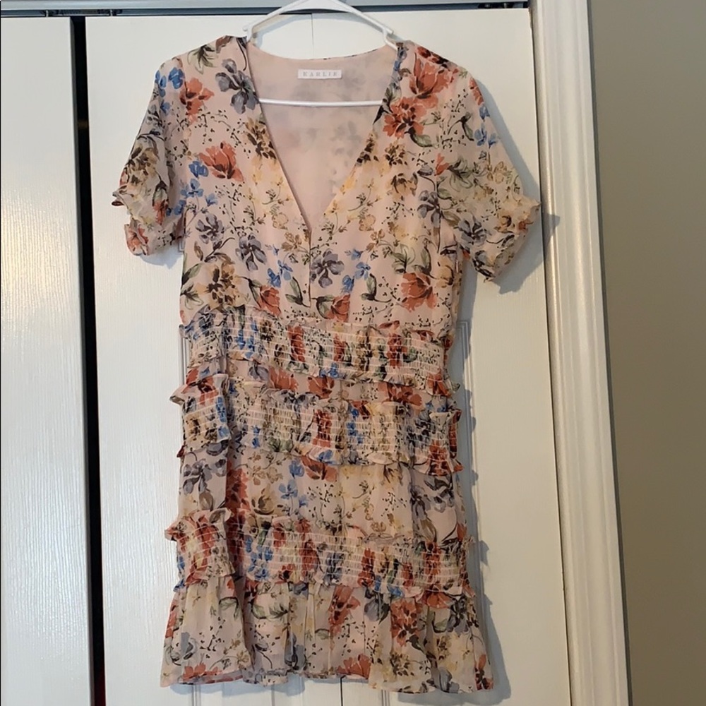 karlie flowery print dress